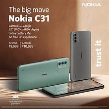 Nokia C31: A Budget-Friendly Smartphone with Lasting Power and Reliability
